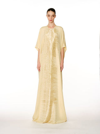 ABSTRACT BEADED CAFTAN