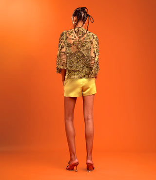 Beaded Swing Jacket and Blouse