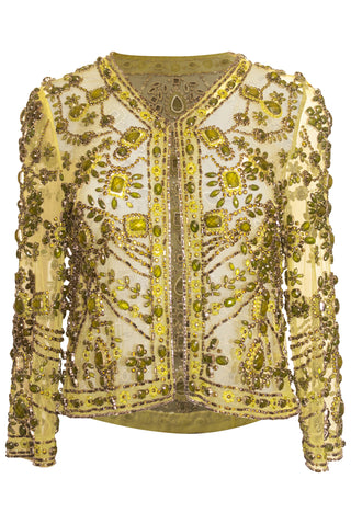 Beaded Swing Jacket and Blouse