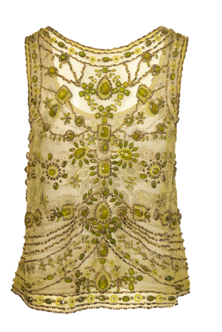 Beaded Swing Jacket and Blouse
