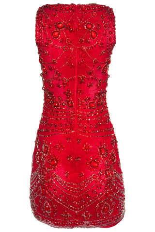 Chandelier Beaded Sleeveless Dress