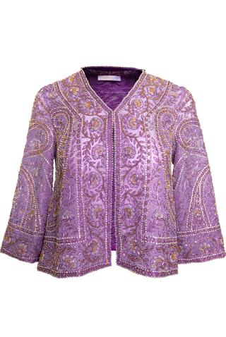 BEADED SWING JACKET