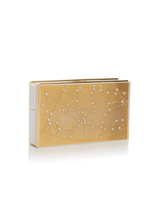 Gold Basel Zodiac Clutch