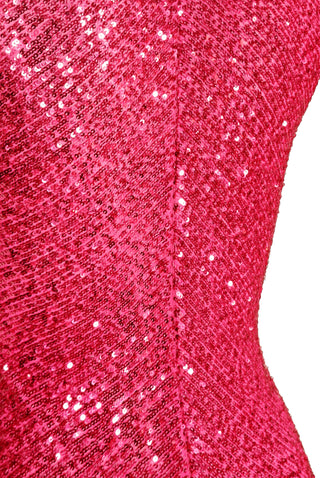 STRETCH SEQUIN GOWN