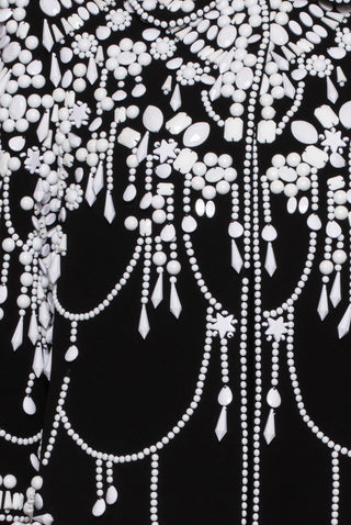 HAND-BEADED CREPE COAT