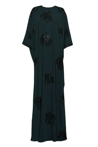 FLOWER HAND-BEADED CAFTAN