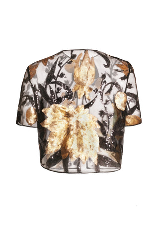 SEQUIN LACE BOLERO