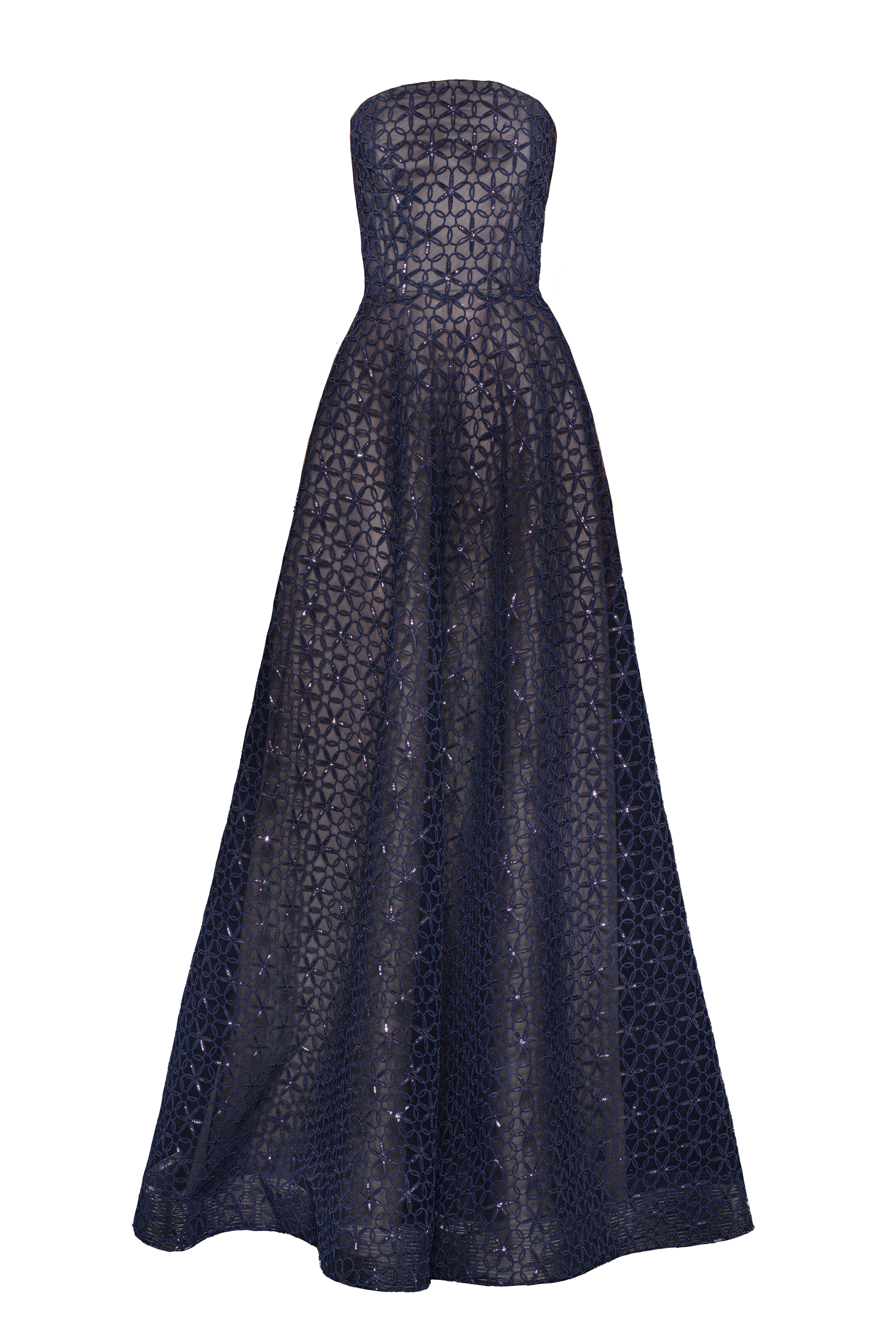 STRAPLESS CORDING GOWN – Naeem Khan