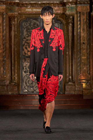 EMBROIDERED SARONG SKIRT