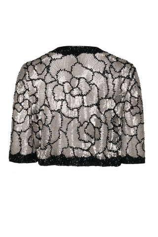 BEADED CROPPED BOLERO