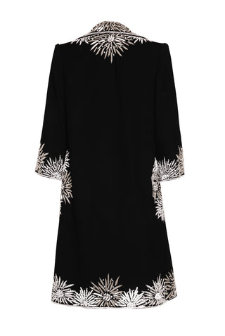 EMBELLISHED 3/4 SLEEVE COAT