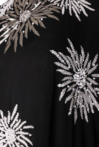 EMBELLISHED CREW NECK CAFTAN