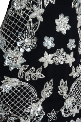 Embroidered Long Sleeve Dress