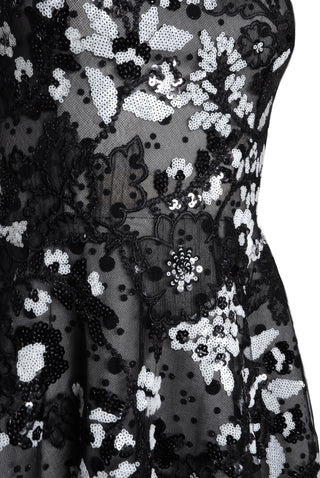 Floral Short Sleeve Illusion Neckline Cocktail Dress