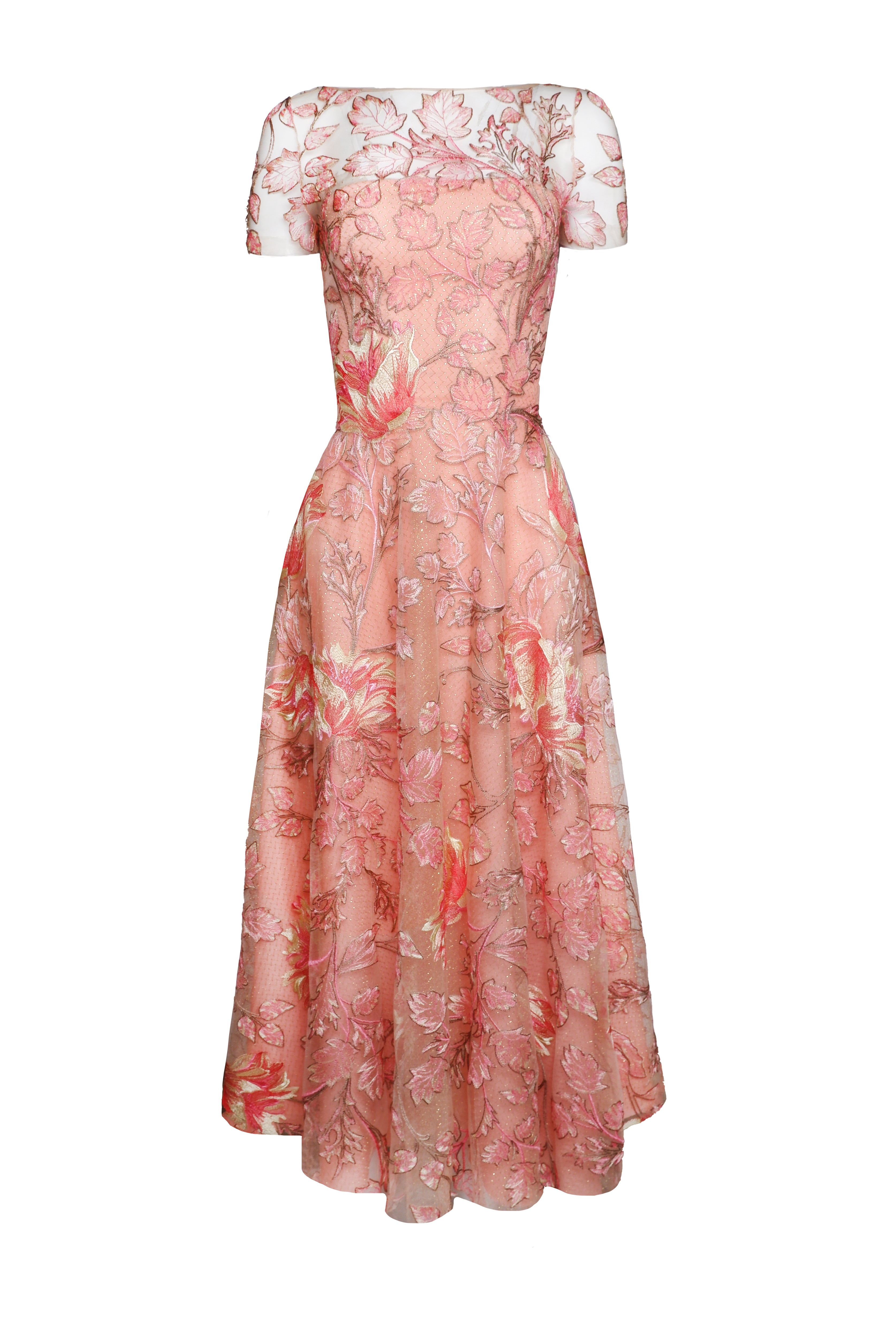 cocktail dress illusion Ava Presley Illusion Cut Out Side Prom Dress 40077