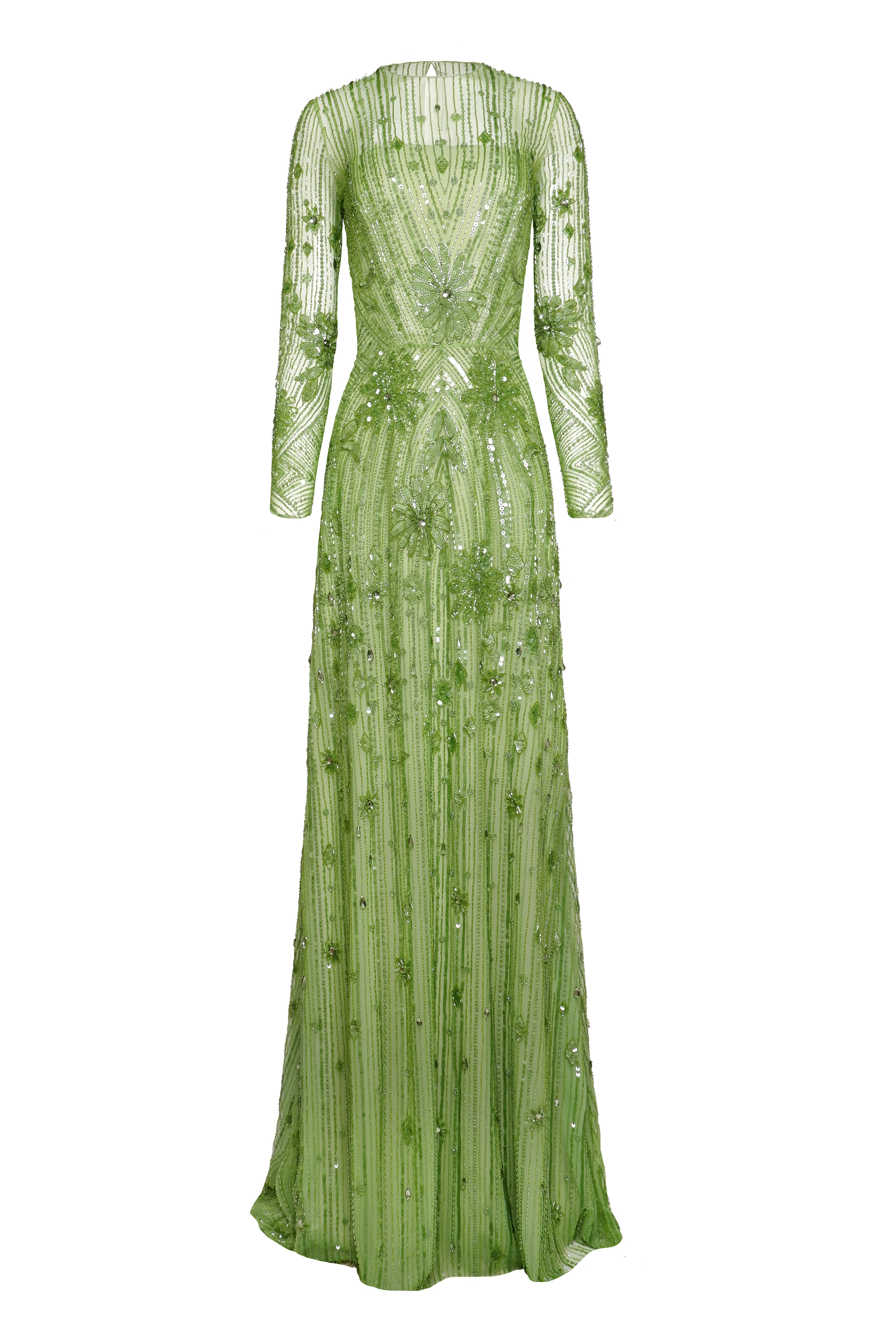 naeem khan floral embroidered dress Naeem Khan Lilac Multi Embroidered Dress