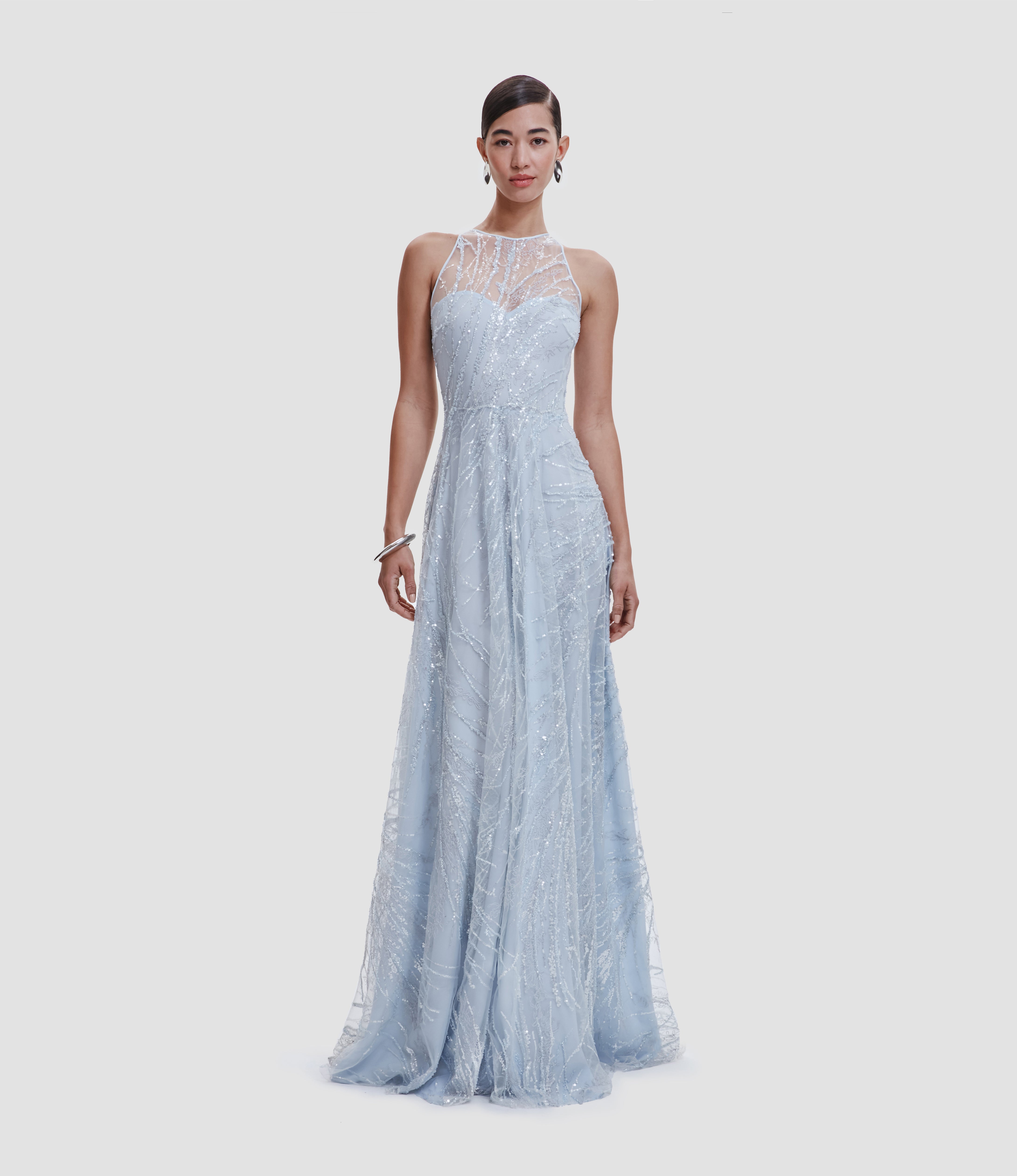 Michael Kors Collection | Dresses | Ichael Kors Collection Embellished  Halter Gown | Poshmark