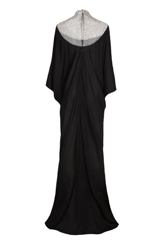 EMBELLISHED NECKLINE CAFTAN