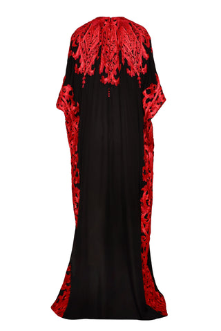 RIBBON EMBROIDERED CAFTAN