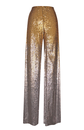 Ombre Gold to Silver Sequin Bandage Top and Pants