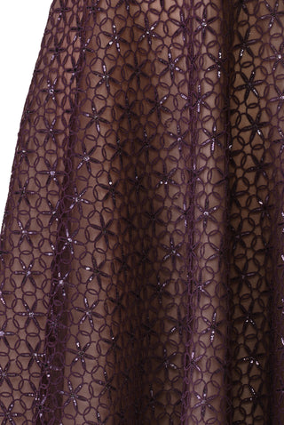 CORDING STRAPLESS GOWN