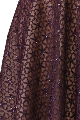CORDING CAP SLEEVE GOWN