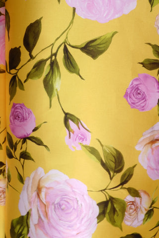 FLORAL PRINTED LONG SLEEVE COAT
