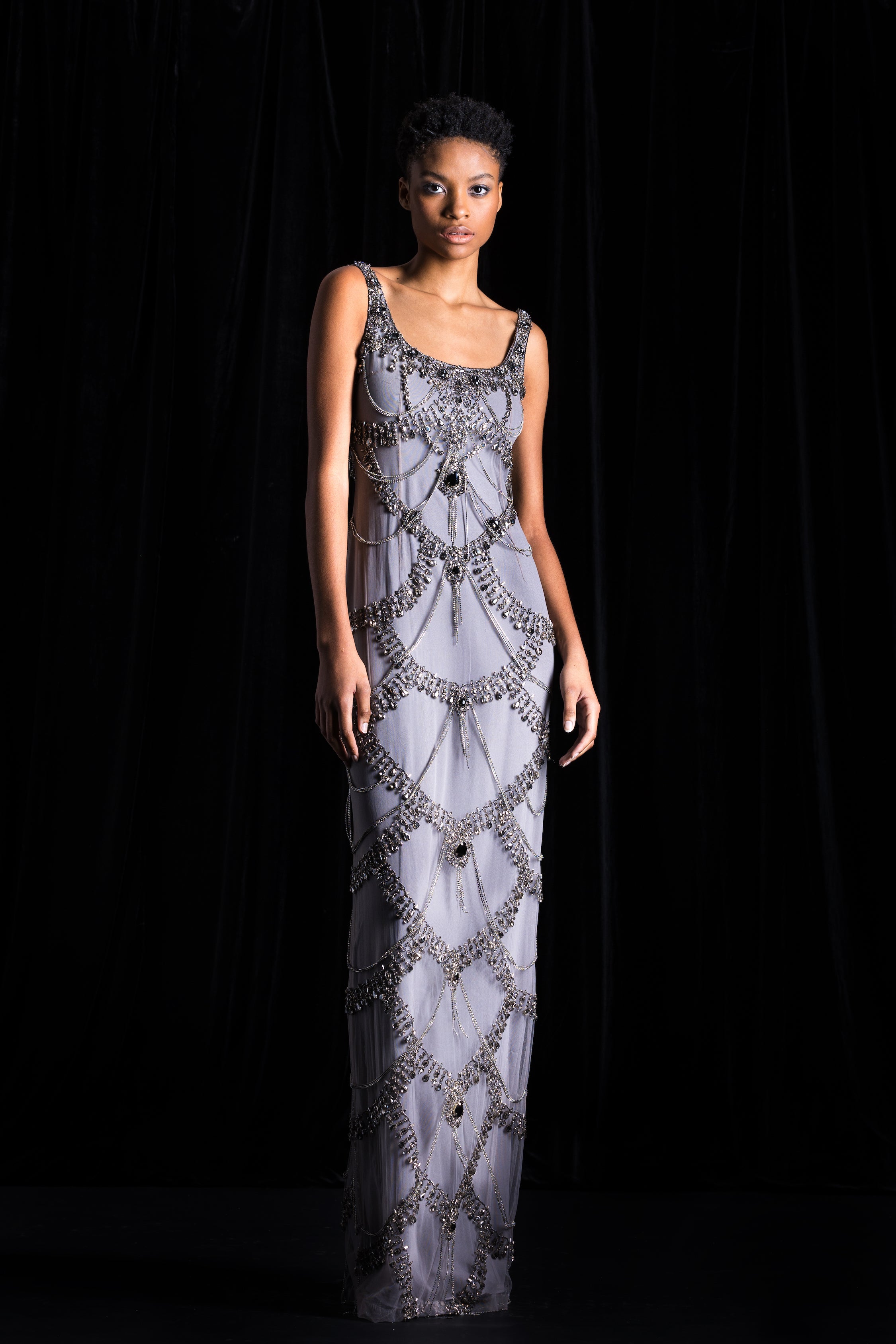 Naeem Khan Resort 2020 Collection - Vogue | Evening gowns, Knit gown, Evening  dresses